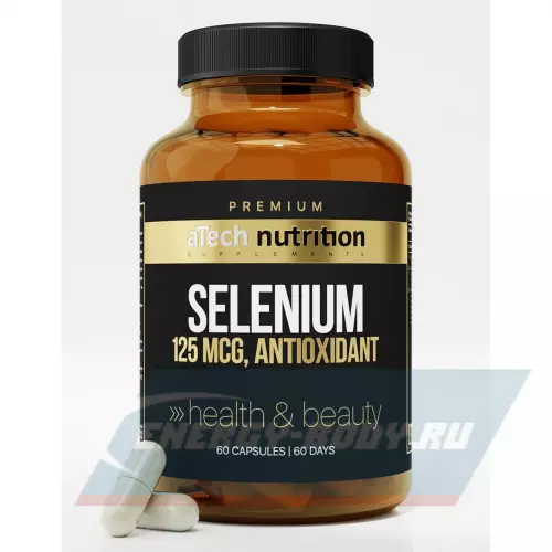 Минералы aTech Nutrition Selenium Premium Нейтральный, 60 капсул