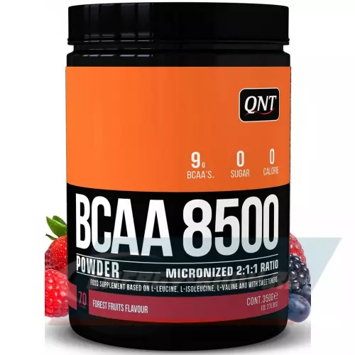 ВСАА QNT BCAA 8500 Powder 2:1:1 Лесные ягоды, 350 г