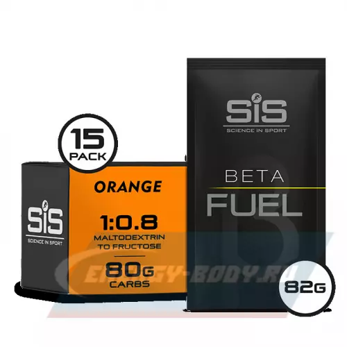  SCIENCE IN SPORT (SiS) Beta Fuel Апельсин, 15 x 82 г