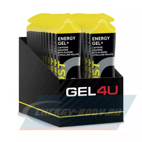 Энергетический гель GEL4U Гель энергетический GEL4U BOOST, 60 гр Вишня, 30 х 60 г