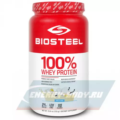  BioSteel 100% Whey Protein Ваниль, 725 г