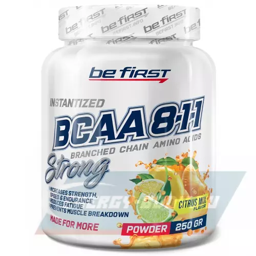 ВСАА Be First BCAA 8:1:1 Instantized powder Цитрусовый микс, 250 г