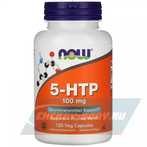  NOW FOODS 5-HTP 100 мг 120 веган капсулы
