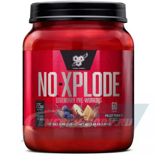 Предтерник BSN NO-XPLODE 3.0 New Фруктовый пунш, 1110 г