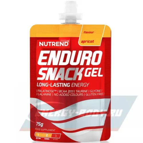 Энергетический гель NUTREND EnduroSnack Абрикос, 3 саше x 75 г