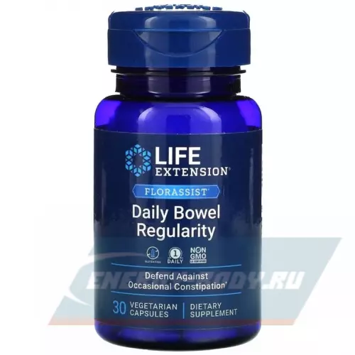  Life Extension Daily Bowel Regularity 30 вегетарианских капсул