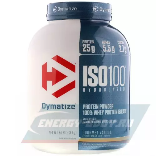  DYMATIZE Dymatize ISO100 Hydrolyzed Ваниль, 2300 г