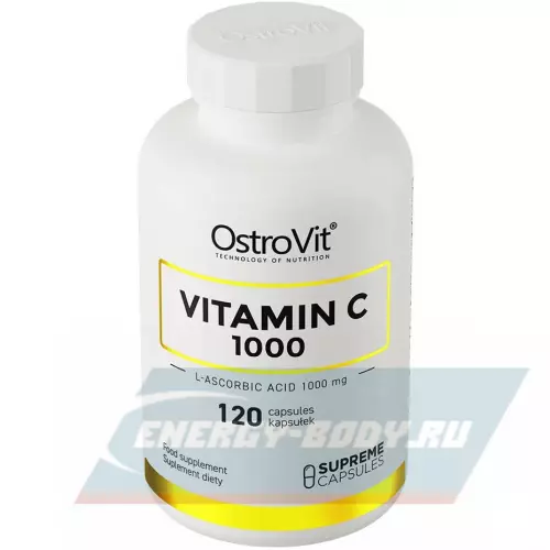  OstroVit Vitamin C 1000 mg 120 капсул