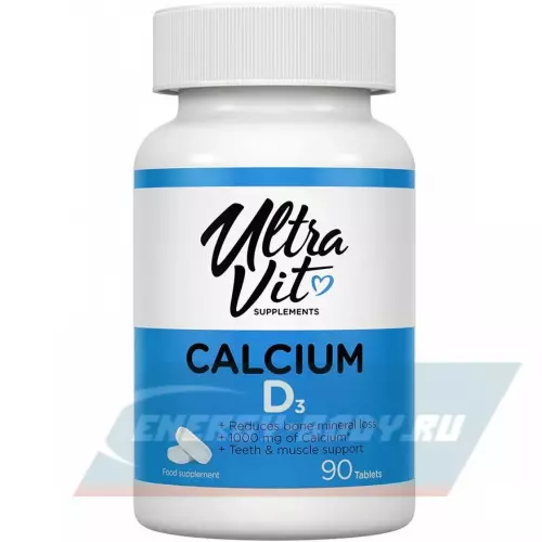 Минералы UltraVit Calcium D3 90 таблеток