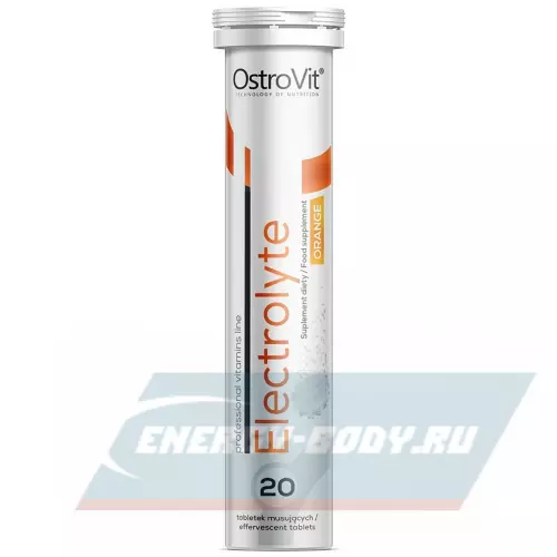  OstroVit Electrolyte 20 tabs Апельсин, 20 шипучих таблеток