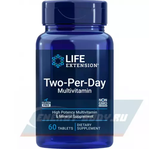  Life Extension Two-Per-Day Multivitamin 60 таблеток