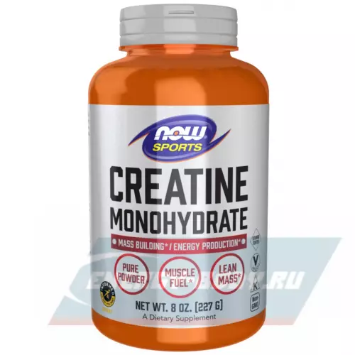  NOW FOODS Creatine Monohydrate Powder Креатин моногидрат 227 грамм