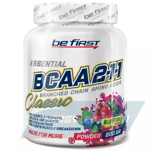 ВСАА Be First BCAA Classic Powder 2:1:1 Лесные ягоды, 200 г