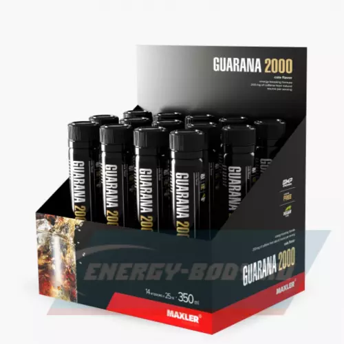 Энергетик MAXLER Energy Storm Guarana 2000 Кола, 14x25мл