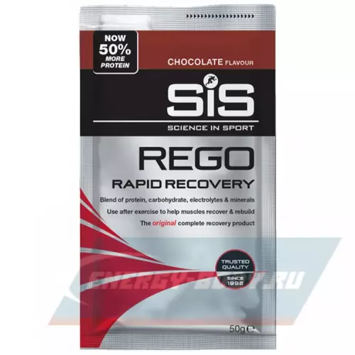 Восстановление SCIENCE IN SPORT (SiS) REGO Rapid Recovery Шоколад, 1 x 50 г