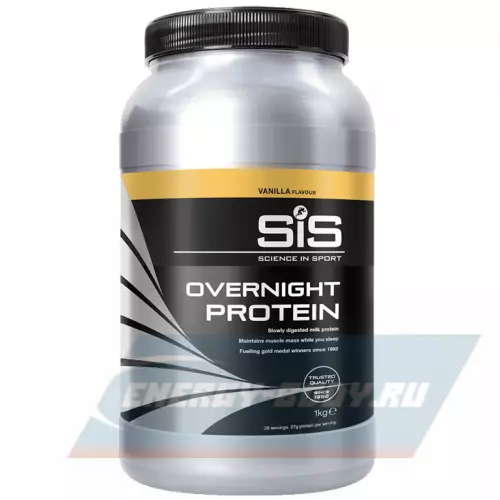  SCIENCE IN SPORT (SiS) Overnight Protein Powder Ваниль, 1000 г