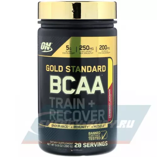 ВСАА OPTIMUM NUTRITION BCAA Gold Standard 3:1:1 Клюква, 280 г