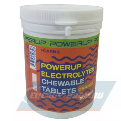  POWERUP Electrolytes Chewable Tablets Микс, 50 таблеток + 3 таблетки