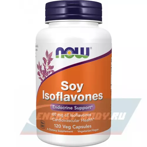  NOW FOODS Soy Isoflavones 150 mg 120 веган капсул