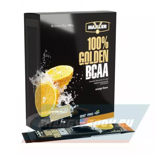 ВСАА MAXLER 100% Golden BCAA Апельсин, 15 x 7 г