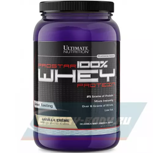  Ultimate Nutrition Prostar Whey Ванильный крем, 907 г