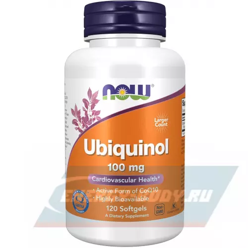  NOW FOODS Ubiquinol 100 mg 120 гелевые капсулы