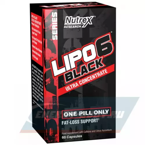  NUTREX Lipo-6 Black Fat-Loss Support 60 капсул