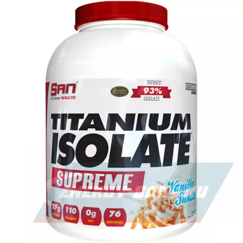  SAN Titanium Isolate Supreme Ванильное мороженое, 2240 г