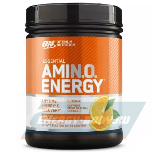 Аминокислотны OPTIMUM NUTRITION Essential Amino Energy Освежающий Апельсин, 585 г