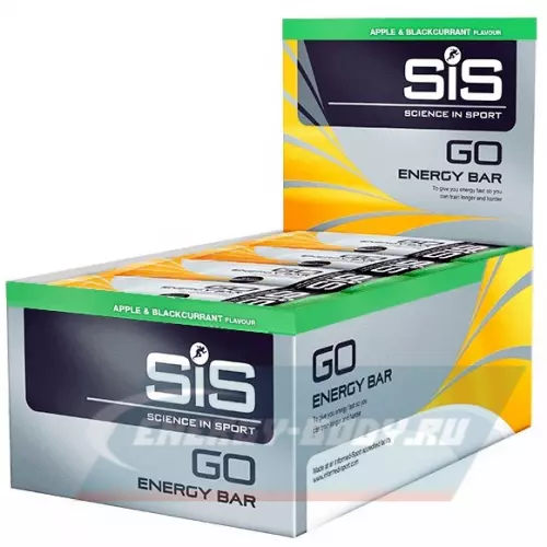 Батончик энергетический SCIENCE IN SPORT (SiS) GO Energy Mini Bar Яблоко-Черная смородина, 40 г x 30 батончиков