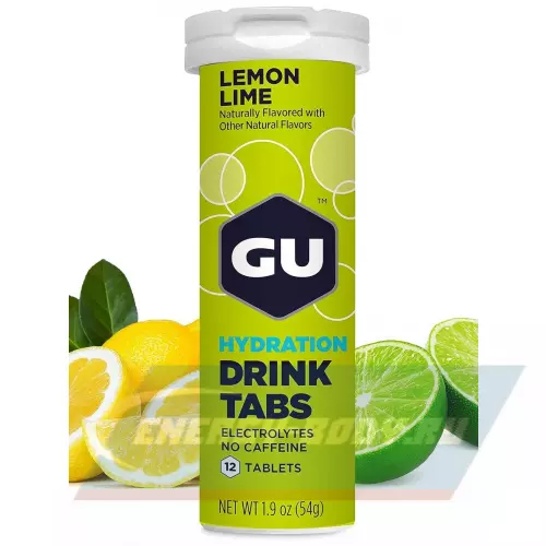  GU ENERGY GU HYDRATION DRINK TABS Лимон-Лайм, 1 туба