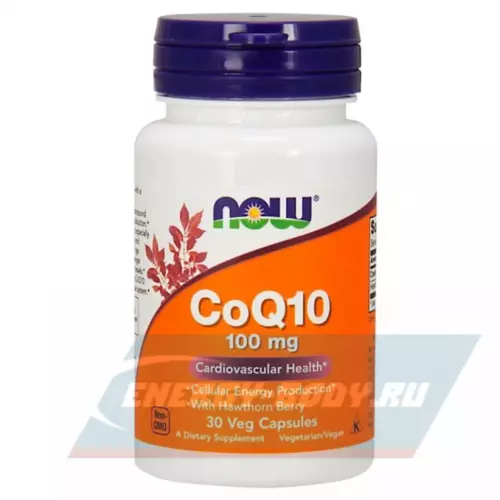  NOW FOODS CoQ10 – Кофермент Q10 100 мг 30 капсул