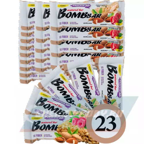 Батончик протеиновый Bombbar Protein Bar Рисовый, 23 x 60 г