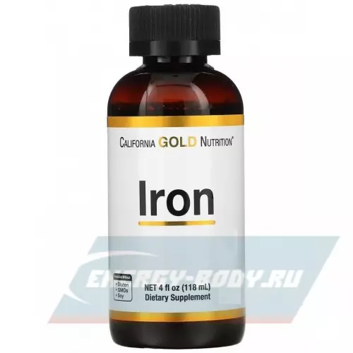 Минералы California Gold Nutrition Iron 118 мл