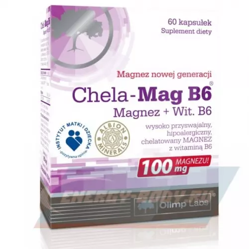  OLIMP Chela-Mag B6 100 мг 60 капсул