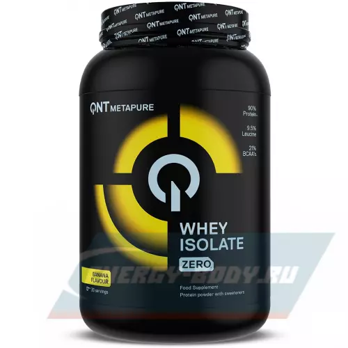  QNT METAPURE ZERO CARB Банан, 908 г