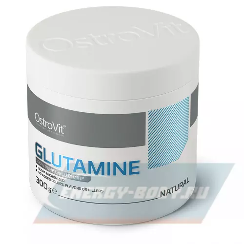 Глютамин OstroVit Glutamine 100% supreme pure Натуральный, 300 г