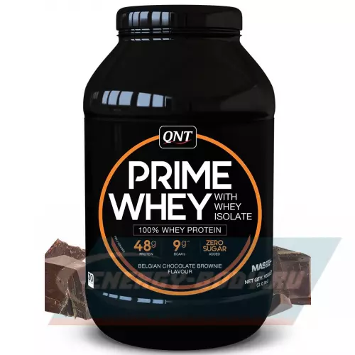  QNT PRIME WHEY Бельгийский шоколад брауни, 908 г