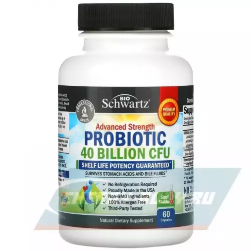  BioSchwartz Probiotic Advanced Strength 60 капсул