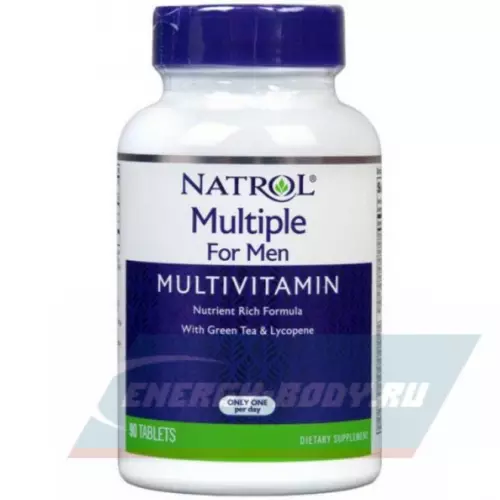  Natrol Multiple for Men Multivitamin Нейтральный, 90 таблеток