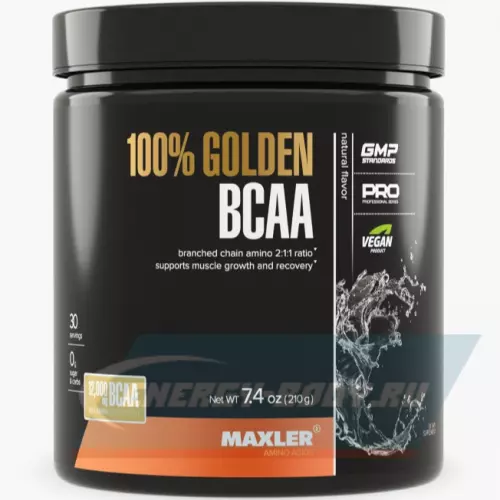 ВСАА MAXLER 100% Golden BCAA Нейтральный, 210 г