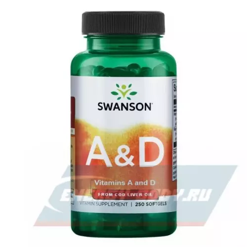  Swanson Vitamin A & D 5000/400 250 капсул