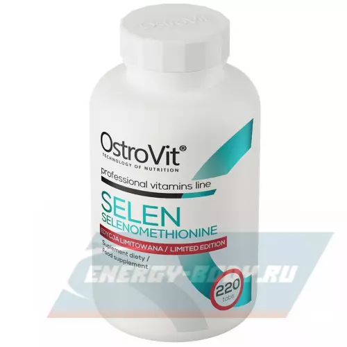 Минералы OstroVit Selen Selenomethionine 220 таблеток