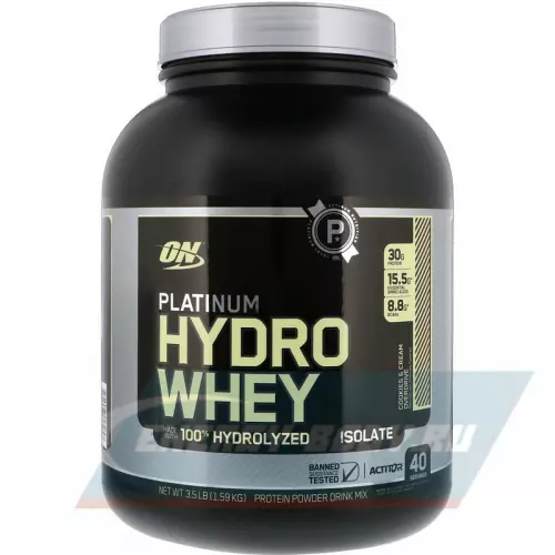  OPTIMUM NUTRITION Platinum Hydro Whey Шоколад мята, 1590 г