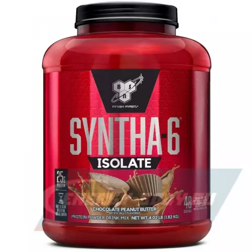  BSN SYNTHA-6 ISOLATE Шоколадно - арахисовое масло, 1820 г / 4.02 LB