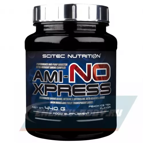 Аминокислотны Scitec Nutrition Ami-NO Xpress Персиковый чай со льдом, 440 г