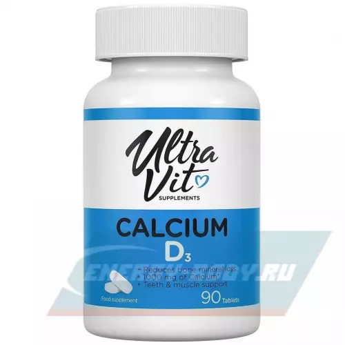 Минералы UltraVit Calcium D3 90 таблеток