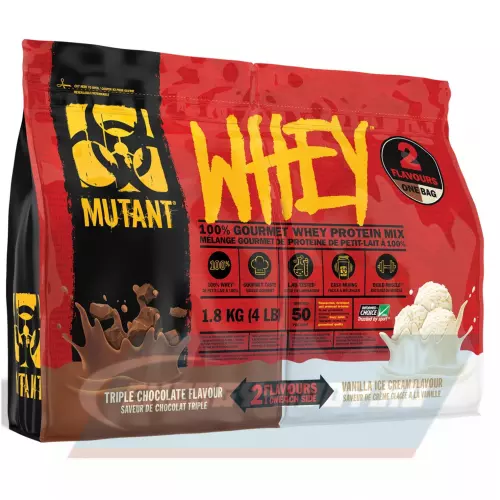  Mutant Mutant Whey Тройной Шоколад - Ванильное Мороженое, 1816 г