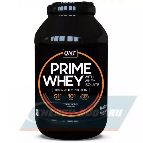  QNT PRIME WHEY Тройная ягода, 2000 г