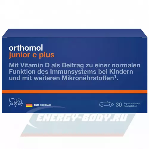  Orthomol Junior C plus Лесные ягоды, курс 30 дней